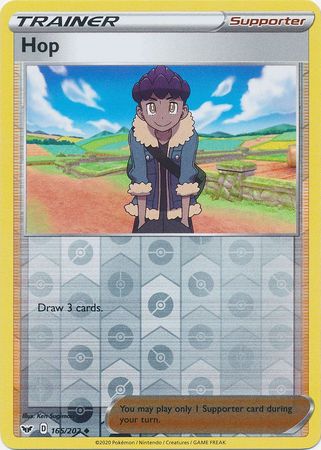 <transcy>Pokemon Card Schwert und Schild 165/202 Hopfenanhänger Reverse Holo Gelegentlich</transcy>