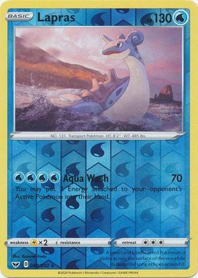 <transcy>بطاقة Pokemon Card Sword and Shield 048/202 48/202 Lapras Reverse Holo Rare</transcy>