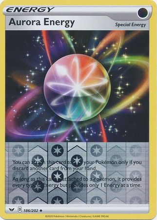 <transcy>Pokemon Card Schwert und Schild 186/202 Aurora Energy Reverse Holo Gelegentlich</transcy>