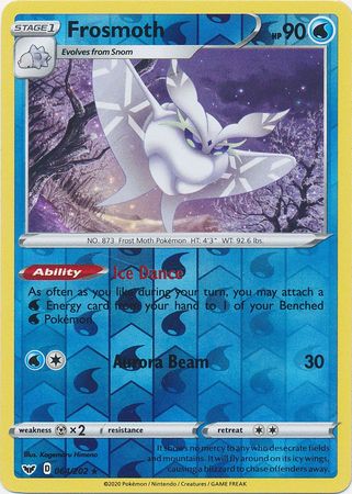 Pokemon Card Sword and Shield 064/202 64/202 Frosmoth Reverse Holo Rare