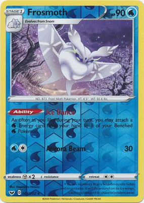 <transcy>بطاقة Pokemon Card Sword and Shield 064/202 64/202 Frosmoth Reverse Holo Rare</transcy>