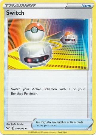 <transcy>Pokemon Card Schwert und Schild 183/202 Gegenstand wechseln Gelegentlich</transcy>