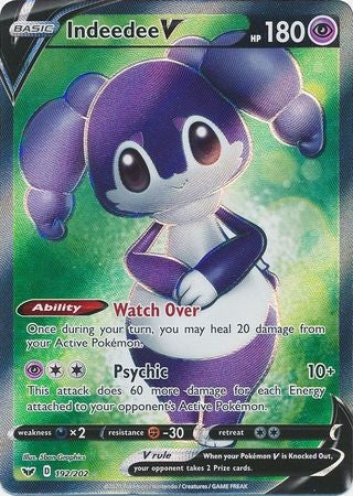 <transcy>Pokemon Card Schwert und Schild 192/202 Indeedee V Full Art</transcy>