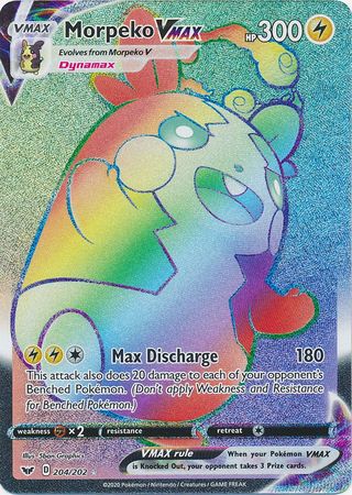 <transcy>Pokemon Card Schwert und Schild 204/202 Morpeko VMAX Hyper Rare</transcy>