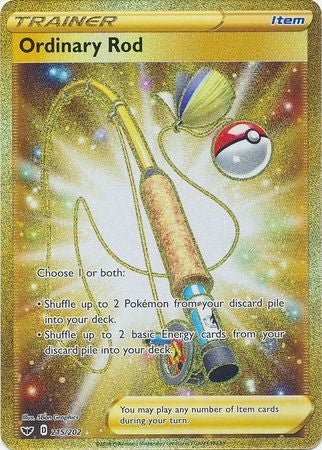 <transcy>Pokemon Card Schwert und Schild 215/202 Gewöhnlicher Stabgegenstand Geheime Seltenheit</transcy>