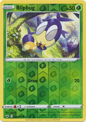 <transcy>Pokemon Card Schwert und Schild 016/202 16/202 Blipbug Reverse Holo Common</transcy>