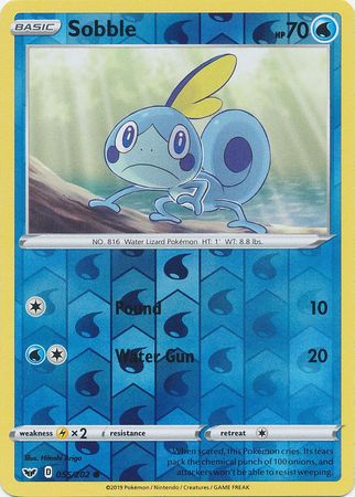 <transcy>Pokemon Card Schwert und Schild 055/202 55/202 Sobble Reverse Holo Common</transcy>