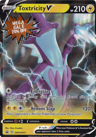 Pokemon Card SWSH Black Star Promos SWSH017 Toxtricity V