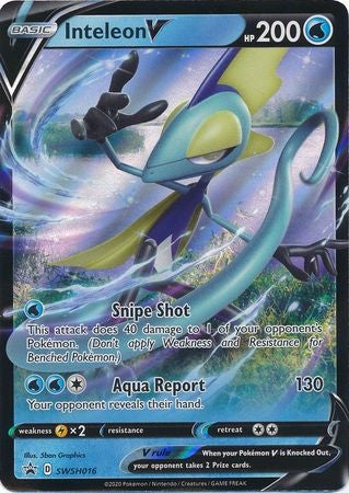 <transcy>Pokemon Karte SWSH Black Star Promos SWSH016 Inteleon V.</transcy>