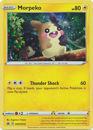 <transcy>Pokemon Card SWSH Black Star Promos SWSH012 Morpeko</transcy>