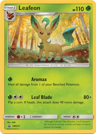 <transcy>Pokemon Card SM Black Star Promos SM237 Leafeon</transcy>