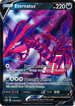 <transcy>Pokemon Card SWSH Black Star Promos SWSH064 Eternatus V</transcy>