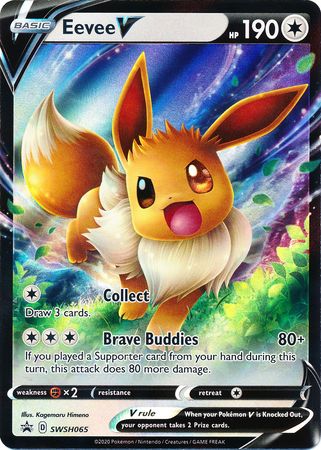 <transcy>Pokemon Card SWSH Black Star Promos SWSH065 Eevee V.</transcy>