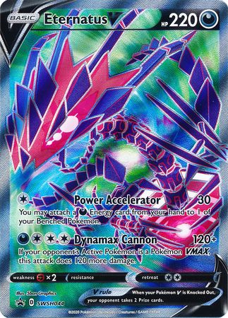 <transcy>Pokemon Card SWSH Black Star Promos SWSH044 Eternatus V</transcy>