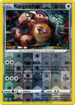 Pokemon Card Darkness Ablaze 133/189 133/189 Kangaskhan Holo Rare Reverse Holo