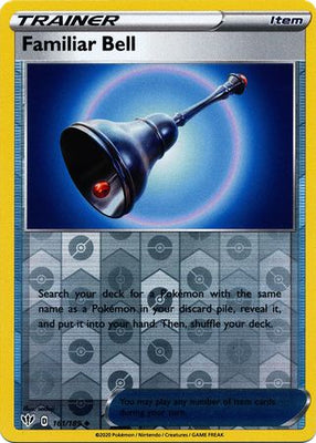 Pokemon Card Darkness Ablaze 161/189 161/189 Familiar Bell Uncommon Reverse Holo