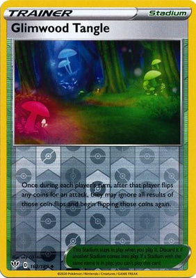 Pokemon Card Darkness Ablaze 162/189 162/189 Glimwood Tangle Uncommon Reverse Holo