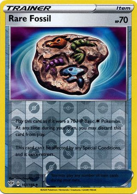 Pokemon Card Darkness Ablaze 167/189 167/189 Rare Fossil Uncommon Reverse Holo