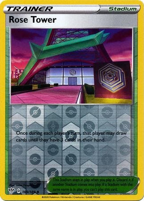 <transcy>Pokemon Card Darkness Ablaze 169/189 169/189 Rose Tower Ikke almindelig Reverse Holo</transcy>