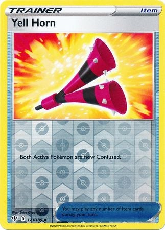 Pokemon Card Darkness Ablaze 173/189 173/189 Yell Horn Uncommon Reverse Holo