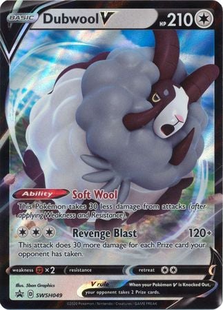 <transcy>Pokemon Card SWSH Black Star Promos SWSH049 Dubwool V</transcy>