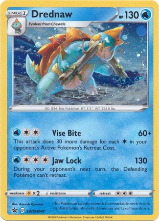 Pokemon Card SWSH Black Star Promos SWSH047 Drednaw