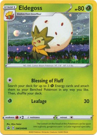 <transcy>Pokemon Card SWSH Black Star Promos SWSH046 Eldegoss</transcy>