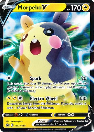 <transcy>Pokemon-kort SWSH Black Star-kampagner SWSH056 Morpeko V.</transcy>