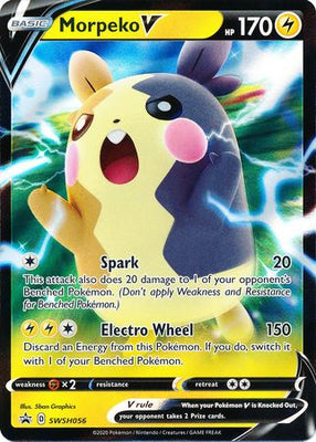 Pokemon Card SWSH Black Star Promos SWSH056 Morpeko V