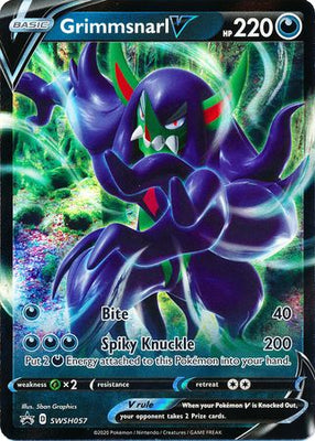 <transcy>Pokemon Card SWSH Black Star Promos SWSH057 Grimmsnarl V</transcy>