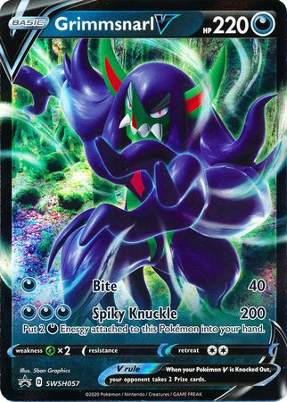 Pokemon Card SWSH Black Star Promos SWSH057 Grimmsnarl V