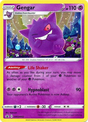 <transcy>Pokemon Card SWSH Black Star Promos SWSH052 Gengar</transcy>