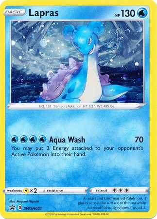 <transcy>Pokemon Card SWSH Black Star Promos SWSH051 Lapras</transcy>