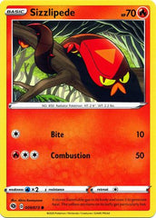 Pokemon Card Champion's Path 009/073 9/73 Sizzlipede Common