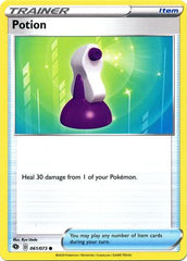 Pokemon Card Champion's Path 061/073 61/73 Potion Item Common