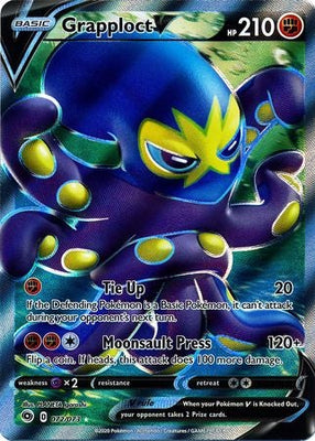<transcy>Pokemon Card Champion&#39;s Path 072/073 72/73 Grapploct V Full Art Ultra</transcy>