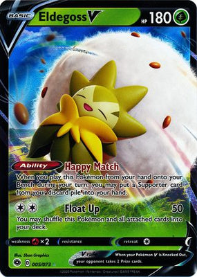 Pokemon Card Champion's Path 005/073 5/73 Eldegoss V Ultra Rare