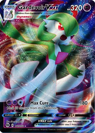 <transcy>Pokemon Card Champion&#39;s Path 017/073 17/73 Gardevoir VMAX Ultra Sjælden</transcy>