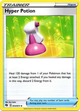 Pokemon Card Champion's Path 054/073 54/73 Hyper Potion Item Uncommon