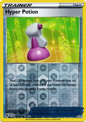 Pokemon Card Champion's Path 054/073 54/73 Hyper Potion Item Uncommon Reverse Holo