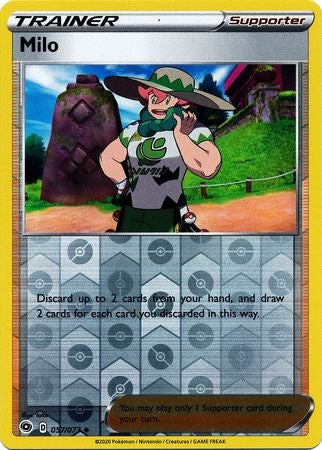 <transcy>Pokemon Card Champion&#39;s Path 057/073 57/73 Milo-Anhänger Gelegentlich Reverse Holo</transcy>