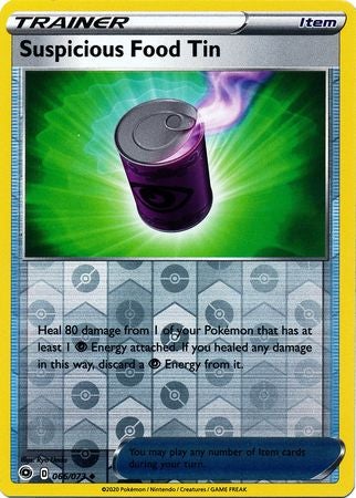 <transcy>Pokemon Card Champion&#39;s Path 066/073 66/73 Verdächtiges Essen Tin Reverse Holo</transcy>