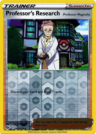 <transcy>Pokemon Card Champion&#39;s Path 062/073 62/73 Professor&#39;s Research Sjælden omvendt Holo</transcy>