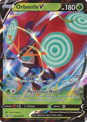 <transcy>Pokemon Card SWSH Black Star Promos SWSH078 Orbeetle V</transcy>