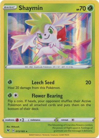 Pokemon Card Vivid Voltage 015/185 15/185 Shaymin Holo Rare