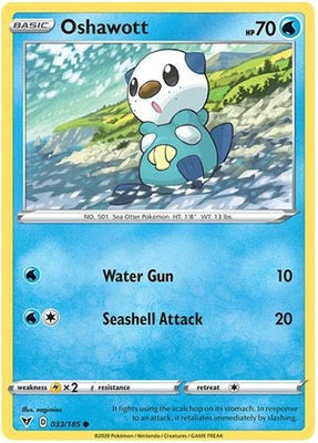 Pokemon Card Vivid Voltage 033/185 33/185 Oshawott Common