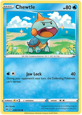 Pokemon Card Vivid Voltage 038/185 38/185 Chewtle Common
