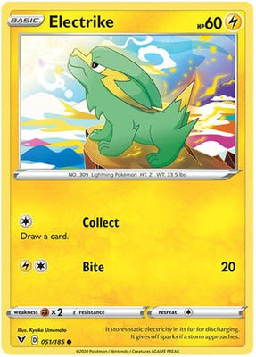 <transcy>ポケモンカードビビッドボルテージ051/18551/185 Electrike Common</transcy>