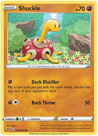 <transcy>Pokemon Card Vivid Voltage 085/185 85/185 Shuckle Gelegentlich</transcy>