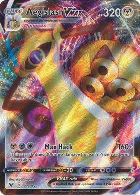 Pokemon Card Vivid Voltage 127/185 Aegislash VMAX Ultra Rare *M*